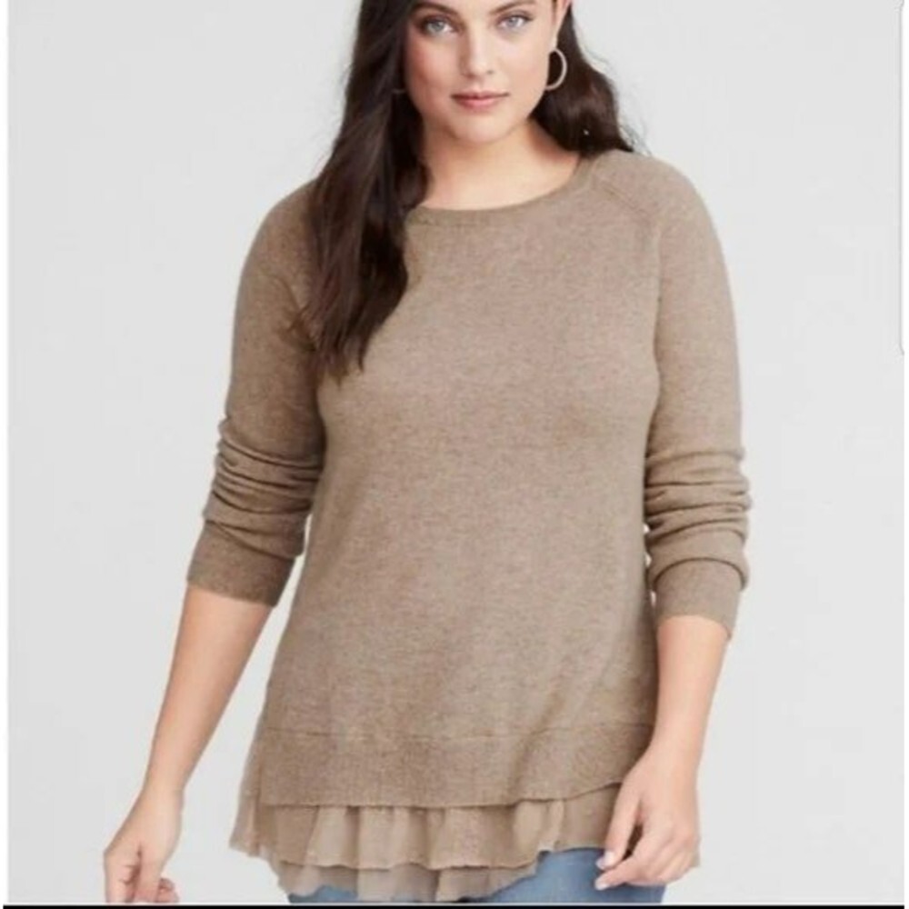 Garnet Hill cashmere sweater size medium
